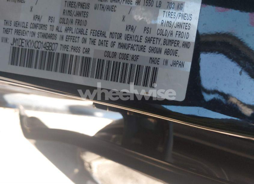 Photo 9 of 2012 Mazda Mazda2 SPORT (VIN JM1DE1KYXC0149807)