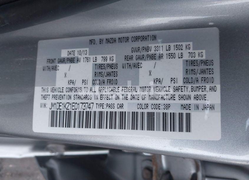 Photo 9 of 2014 Mazda Mazda2 SPORT (VIN JM1DE1KZ1E0173747)