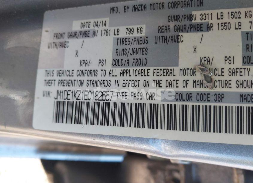 Photo 9 of 2014 Mazda Mazda2 SPORT (VIN JM1DE1KZ1E0182657)