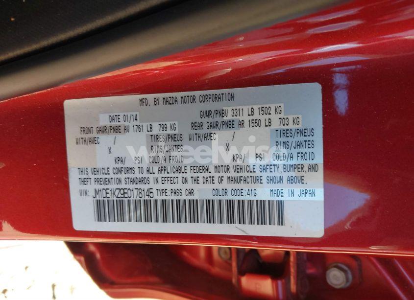 Photo 9 of 2014 Mazda Mazda2 SPORT (VIN JM1DE1KZ9E0178145)