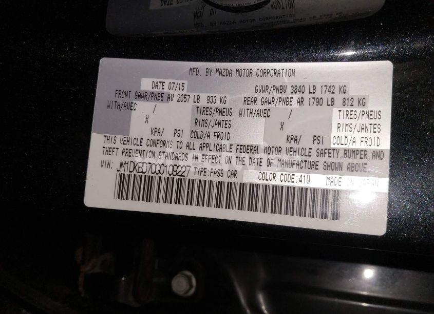 Photo 9 of 2016 Mazda Cx-3 GRAND TOURING (VIN JM1DKBD70G0109227)