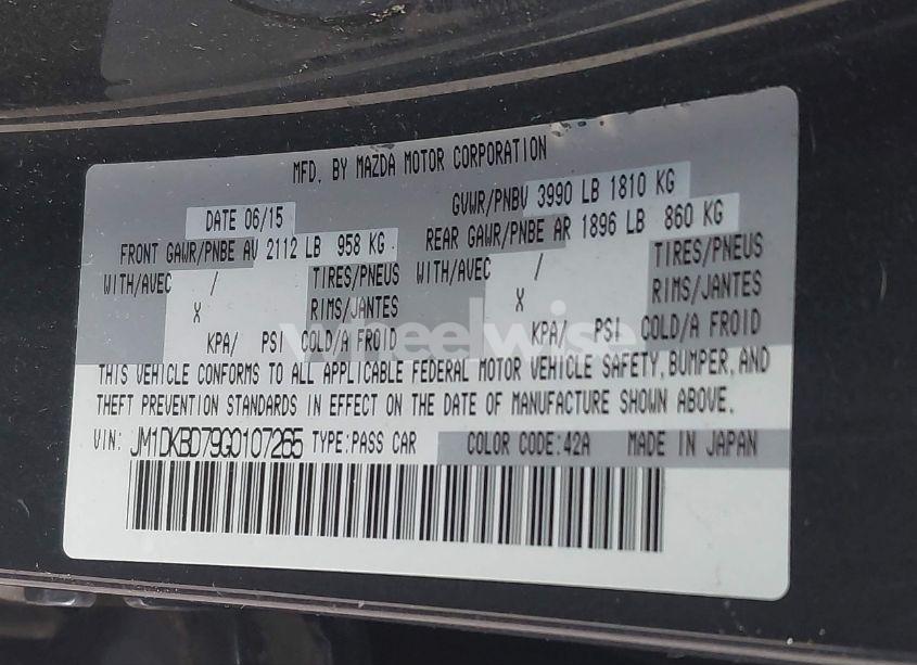 Photo 9 of 2016 Mazda Cx-3 GRAND TOURING (VIN JM1DKBD79G0107265)