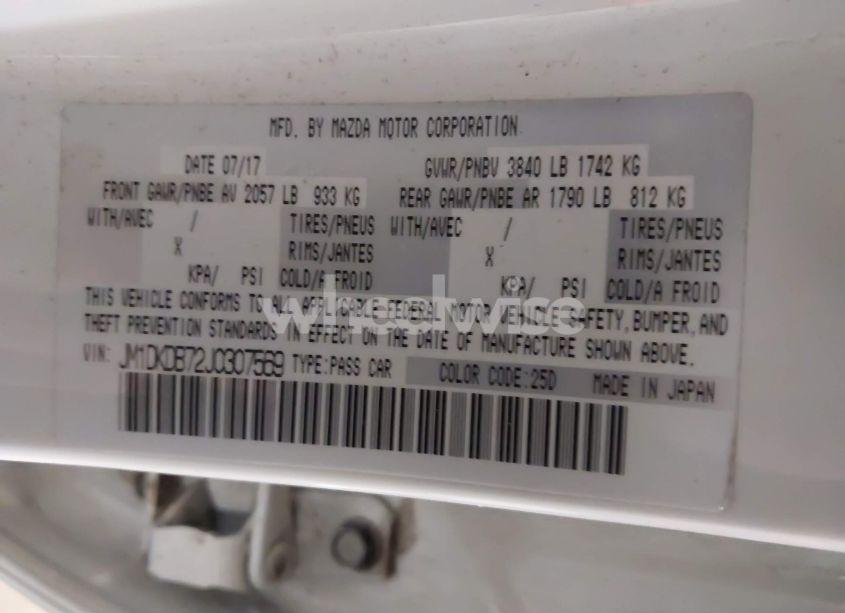 Photo 9 of 2018 Mazda Cx-3 SPORT (VIN JM1DKDB72J0307569)