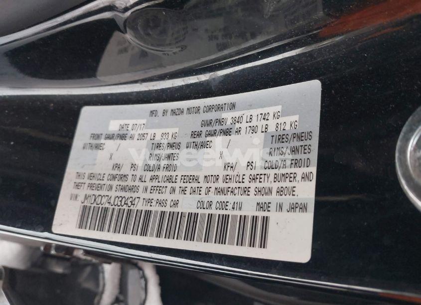 Photo 9 of 2018 Mazda Cx-3 TOURING (VIN JM1DKDC74J0304347)