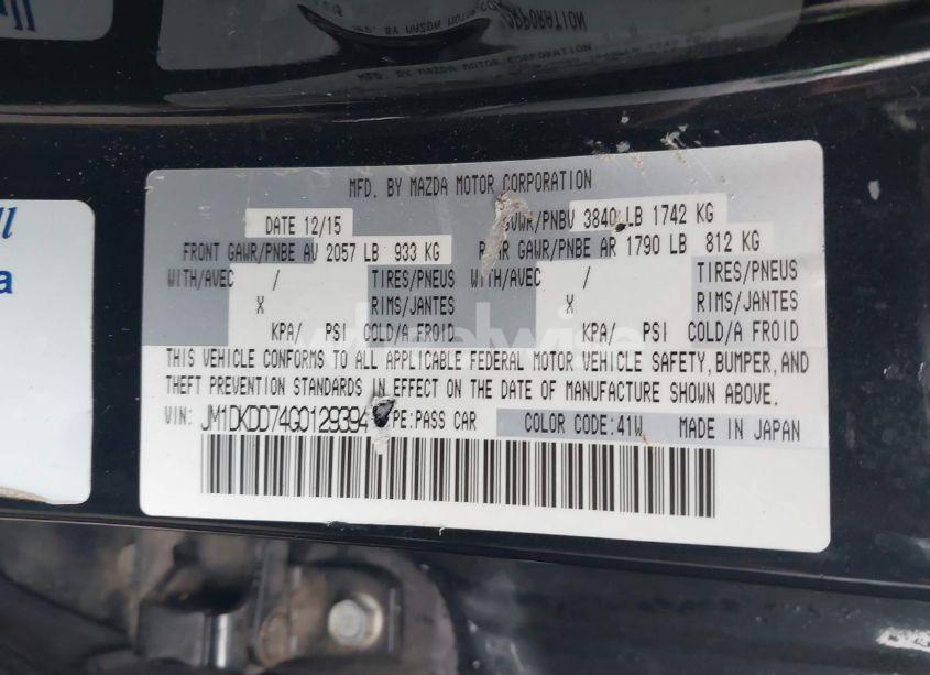 Photo 9 of 2016 Mazda Cx-3 GRAND TOURING (VIN JM1DKDD74G0129394)