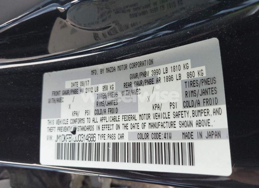 Photo 9 of 2018 Mazda Cx-3 SPORT (VIN JM1DKFB73J0314686)