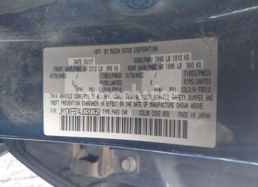 Photo 9 of 2018 Mazda Cx-3 SPORT (VIN JM1DKFB74J0320352)