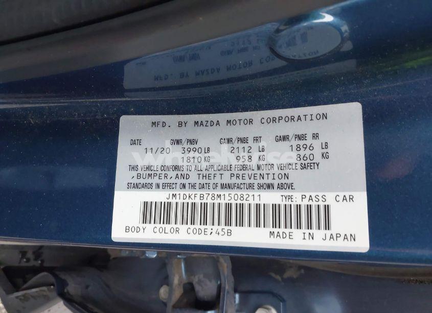 Photo 9 of 2021 Mazda Cx-3 SPORT (VIN JM1DKFB78M1508211)