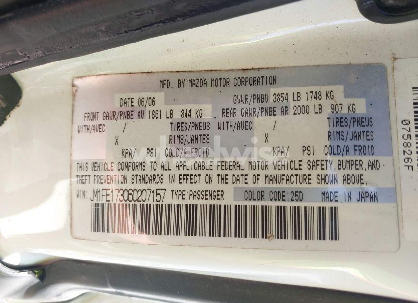 Photo 9 of 2006 Mazda Rx-8 6-SPEED SPORT AUTOMATIC (VIN JM1FE173060207157)