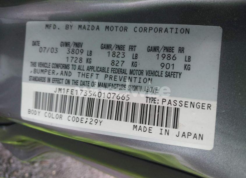 Photo 9 of 2004 Mazda Rx-8 6 SPEED MANUAL (VIN JM1FE173540107665)