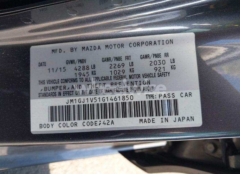 Photo 9 of 2016 Mazda Mazda6 I TOURING (VIN JM1GJ1V51G1461850)