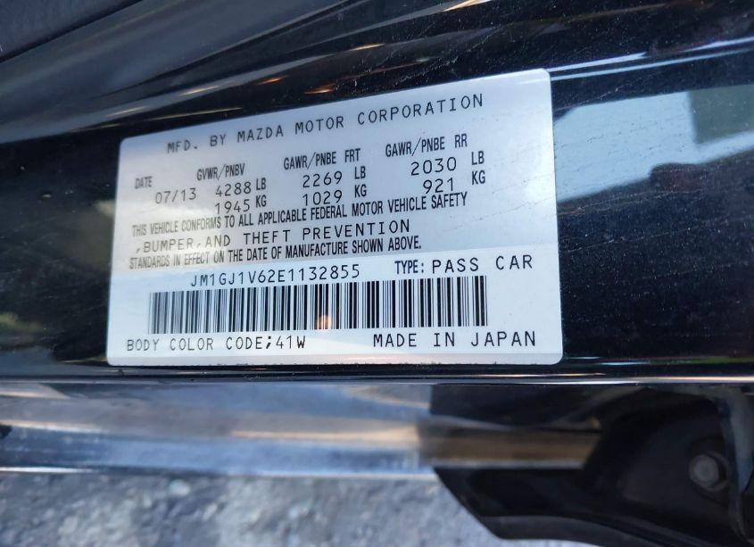 Photo 9 of 2014 Mazda Mazda6 I TOURING (VIN JM1GJ1V62E1132855)