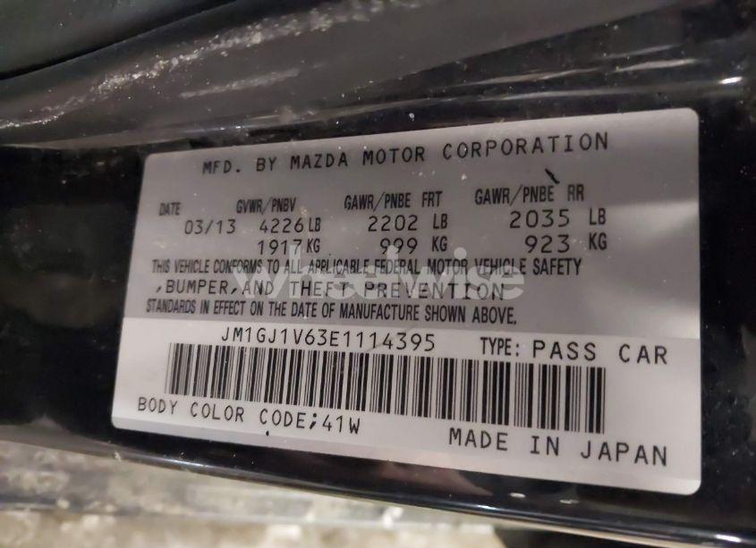 Photo 9 of 2014 Mazda Mazda6 I TOURING (VIN JM1GJ1V63E1114395)