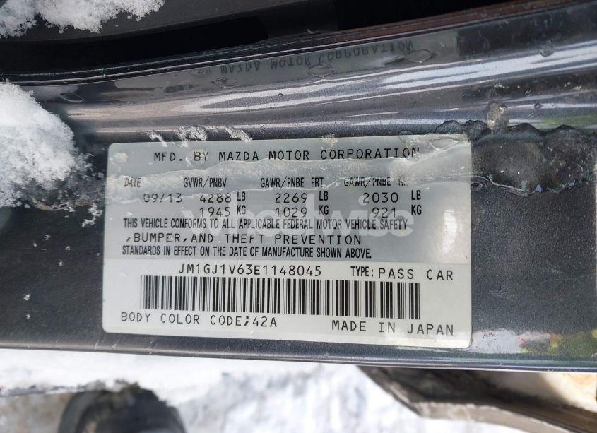 Photo 9 of 2014 Mazda Mazda6 I TOURING (VIN JM1GJ1V63E1148045)