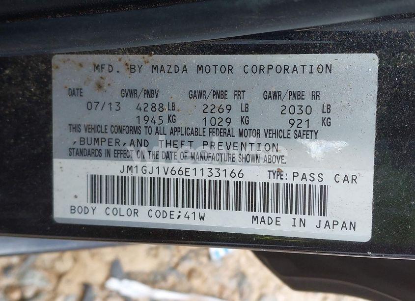 Photo 9 of 2014 Mazda Mazda6 I TOURING (VIN JM1GJ1V66E1133166)