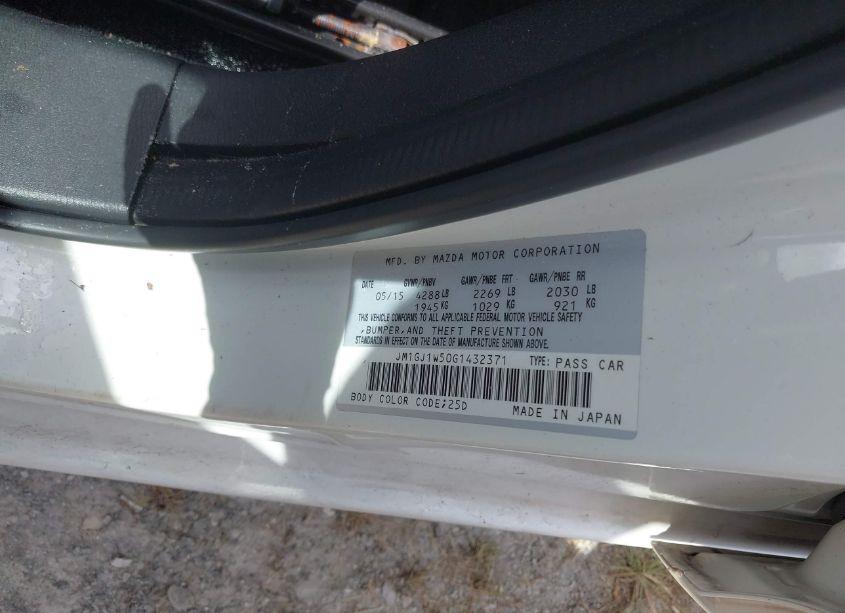 Photo 9 of 2016 Mazda Mazda6 I GRAND TOURING (VIN JM1GJ1W50G1432371)