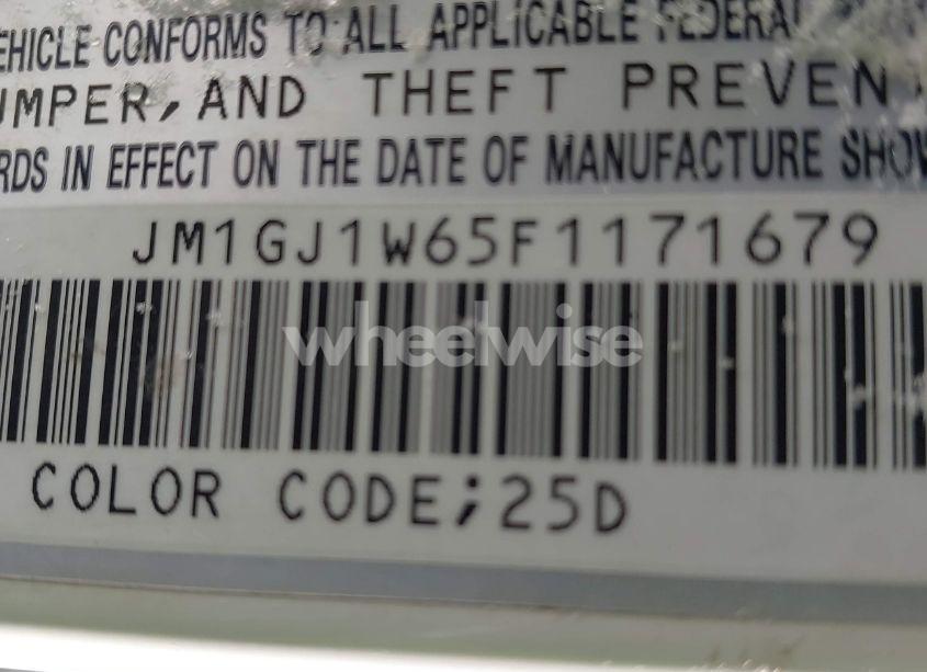 Photo 9 of 2015 Mazda Mazda6 I GRAND TOURING (VIN JM1GJ1W65F1171679)