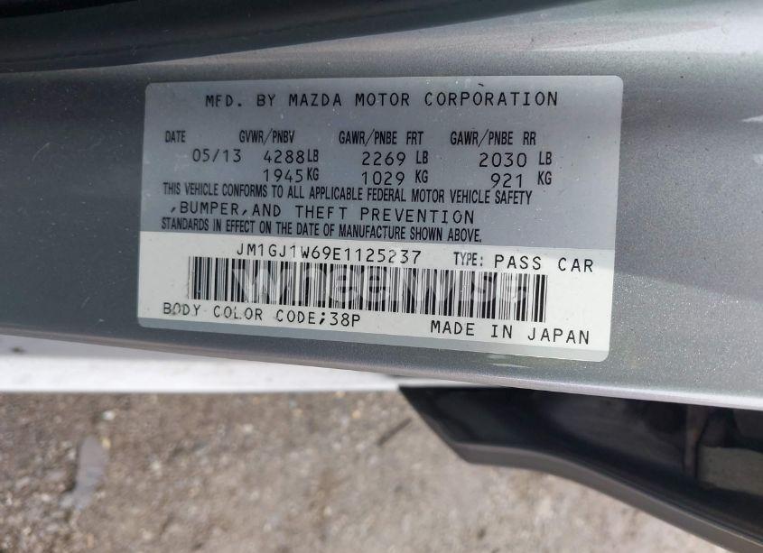 Photo 9 of 2014 Mazda Mazda6 I GRAND TOURING (VIN JM1GJ1W69E1125237)