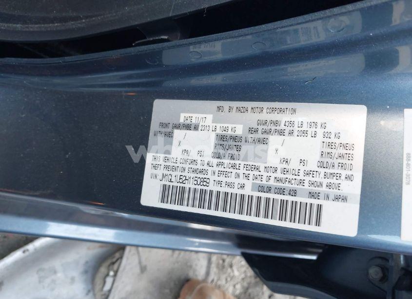 Photo 9 of 2017 Mazda Mazda6 SPORT (VIN JM1GL1U52H1150859)