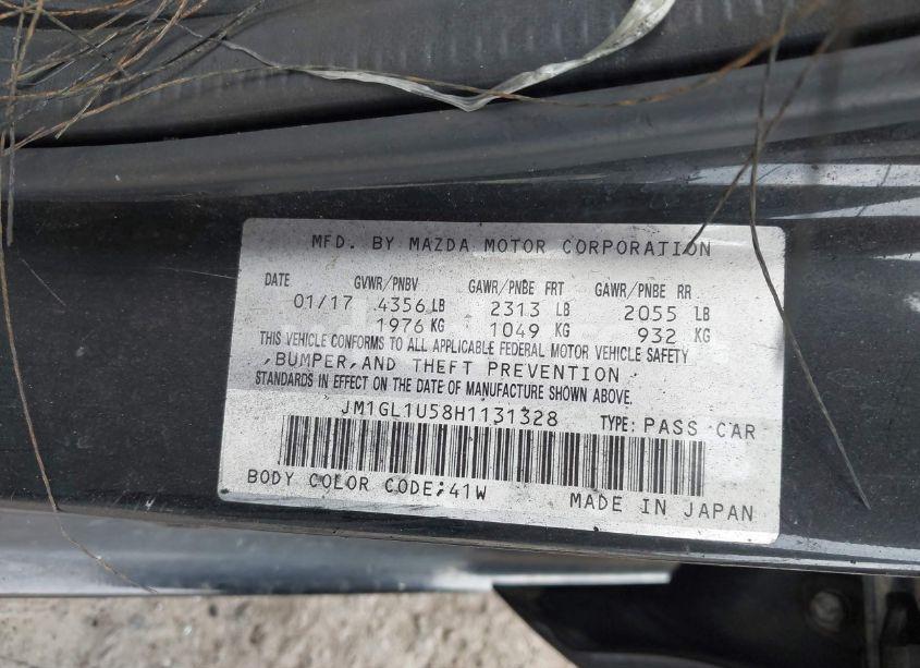 Photo 9 of 2017 Mazda Mazda6 SPORT (VIN JM1GL1U58H1131328)