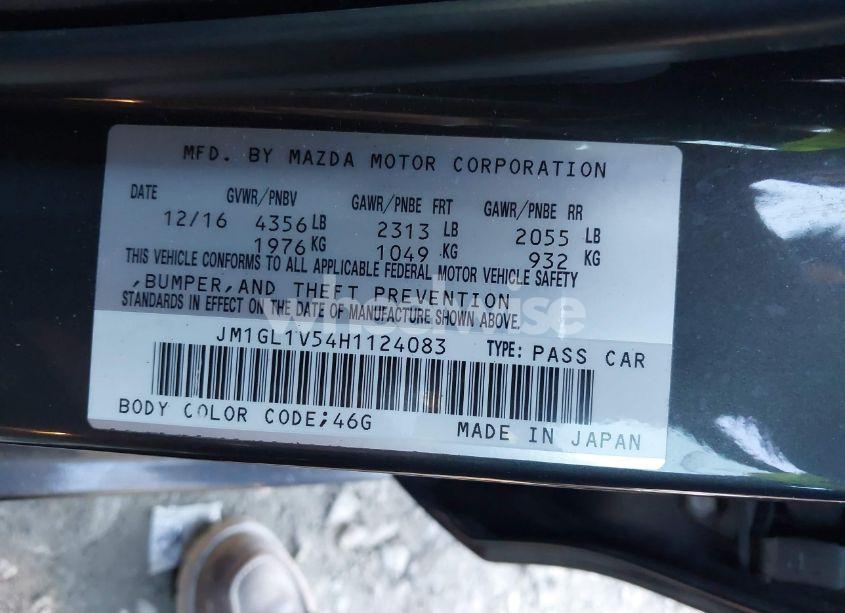 Photo 9 of 2017 Mazda Mazda6 TOURING (VIN JM1GL1V54H1124083)