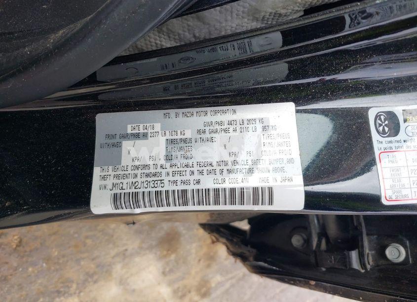 Photo 9 of 2018 Mazda Mazda6 TOURING (VIN JM1GL1VM2J1313375)