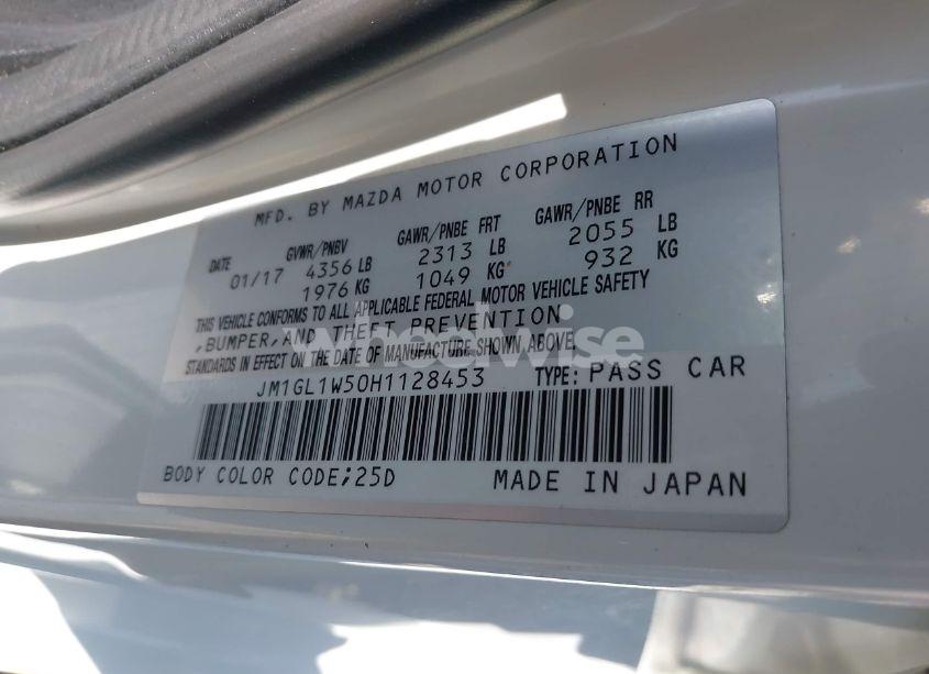 Photo 9 of 2017 Mazda Mazda6 GRAND TOURING (VIN JM1GL1W50H1128453)