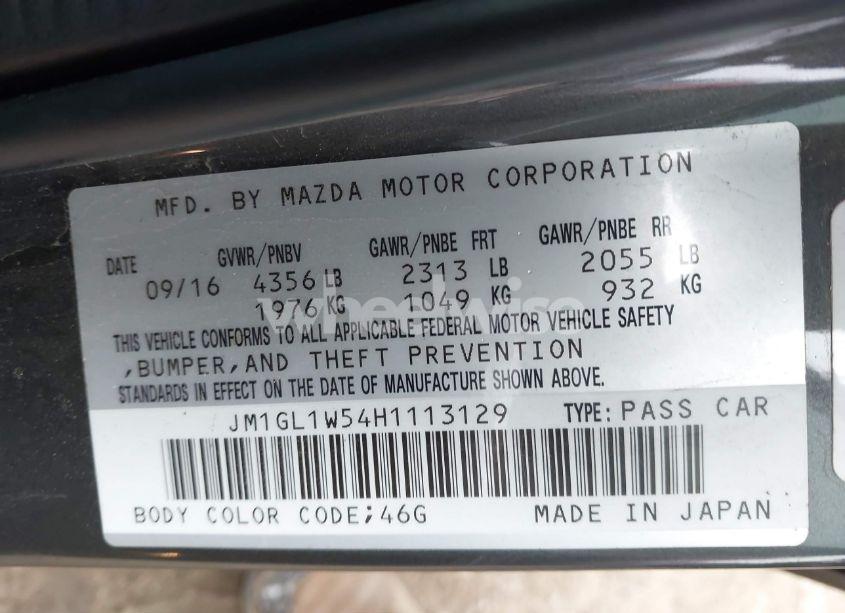 Photo 9 of 2017 Mazda Mazda6 GRAND TOURING (VIN JM1GL1W54H1113129)