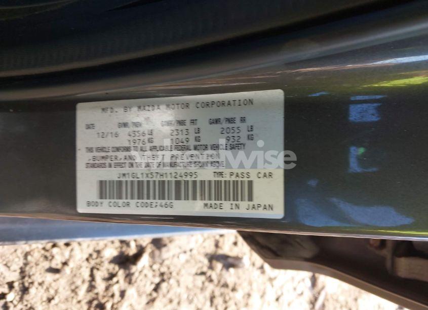 Photo 9 of 2017 Mazda Mazda6 GRAND TOURING (VIN JM1GL1X57H1124995)