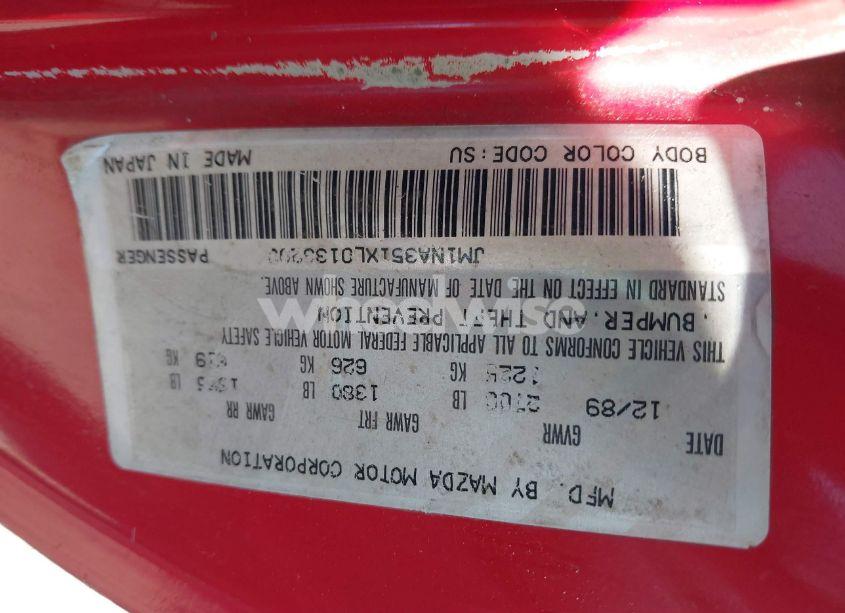 Photo 9 of 1990 Mazda Mx-5 MIATA (VIN JM1NA351XL0133200)