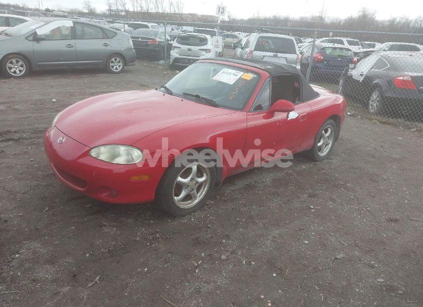 Photo 2 of 2002 Mazda Mx-5 MIATA CLOTH/LS/SE (VIN JM1NB353920230627)