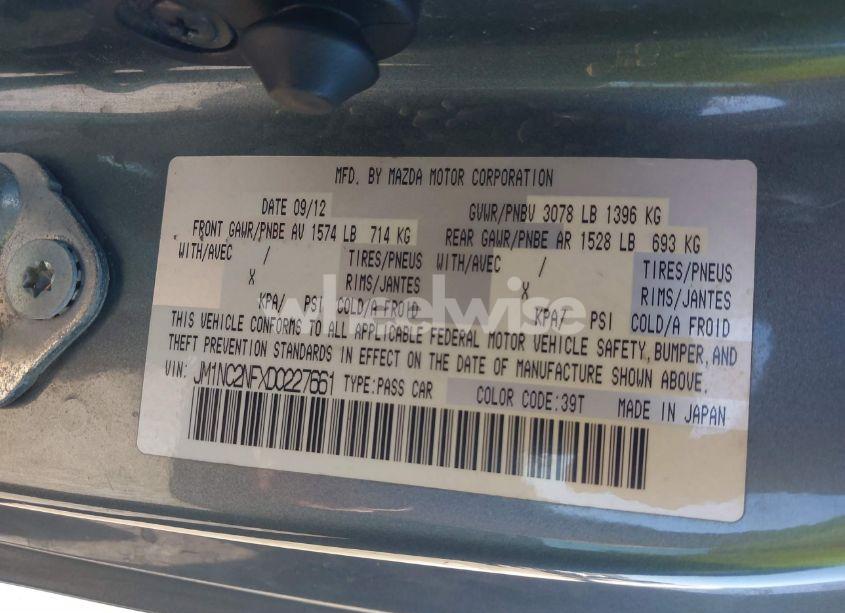 Photo 9 of 2013 Mazda Mx-5 MIATA GRAND TOURING (VIN JM1NC2NFXD0227661)