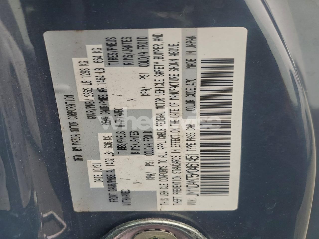 Photo 12 of 2021 MAZDA MX-5 MIATA GRAND TOURING (VIN JM1NDAM75M0461451)