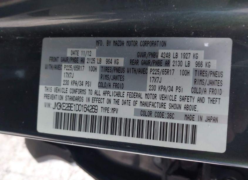 Photo 9 of 2013 Mazda Cx-5 SPORT (VIN JM3KE2BE1D0164269)