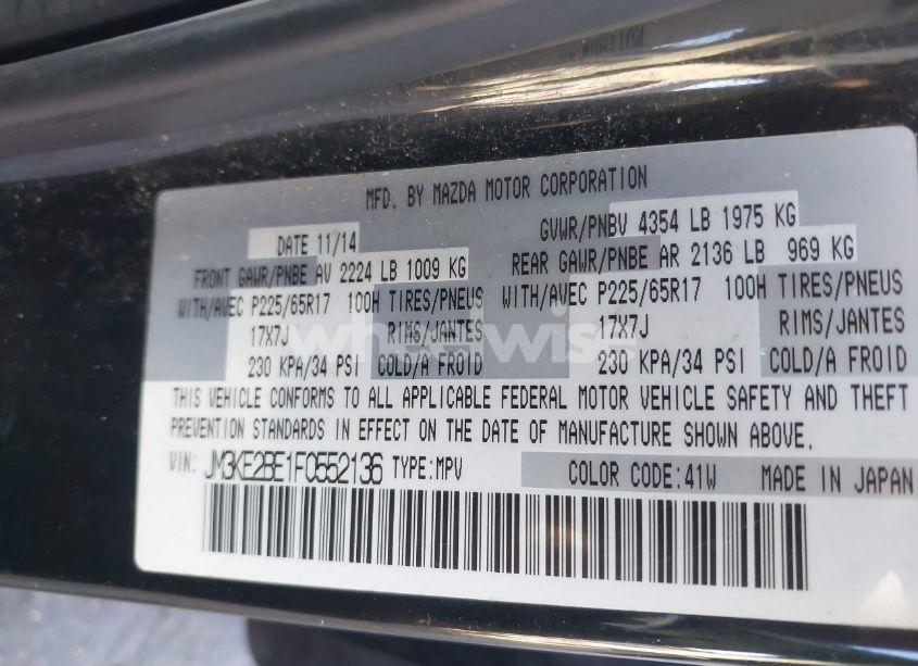 Photo 9 of 2015 Mazda Cx-5 SPORT (VIN JM3KE2BE1F0552136)