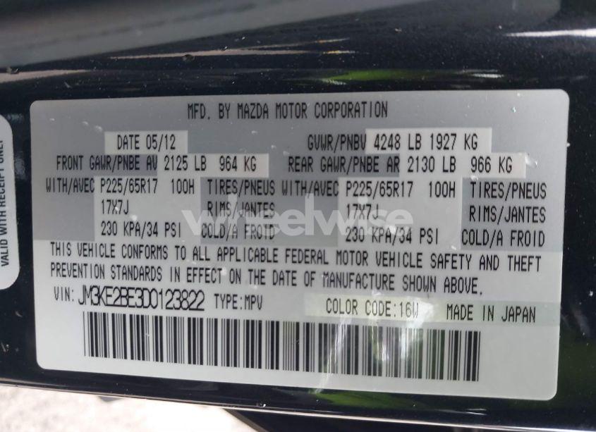 Photo 9 of 2013 Mazda Cx-5 SPORT (VIN JM3KE2BE3D0123822)