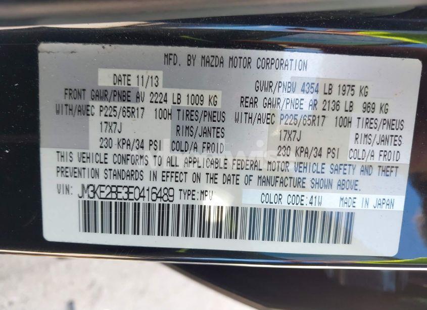 Photo 9 of 2014 Mazda Cx-5 SPORT (VIN JM3KE2BE3E0416489)