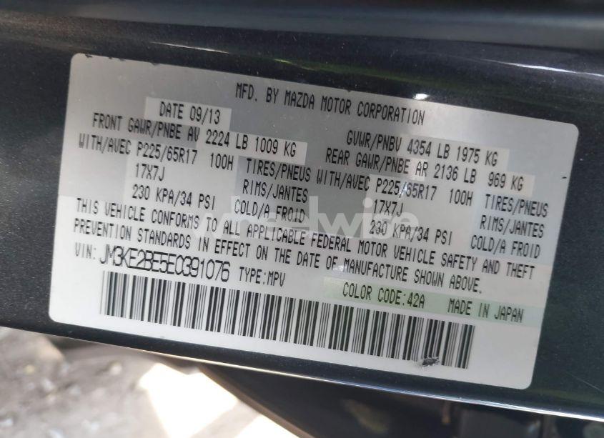 Photo 9 of 2014 Mazda Cx-5 SPORT (VIN JM3KE2BE5E0391076)