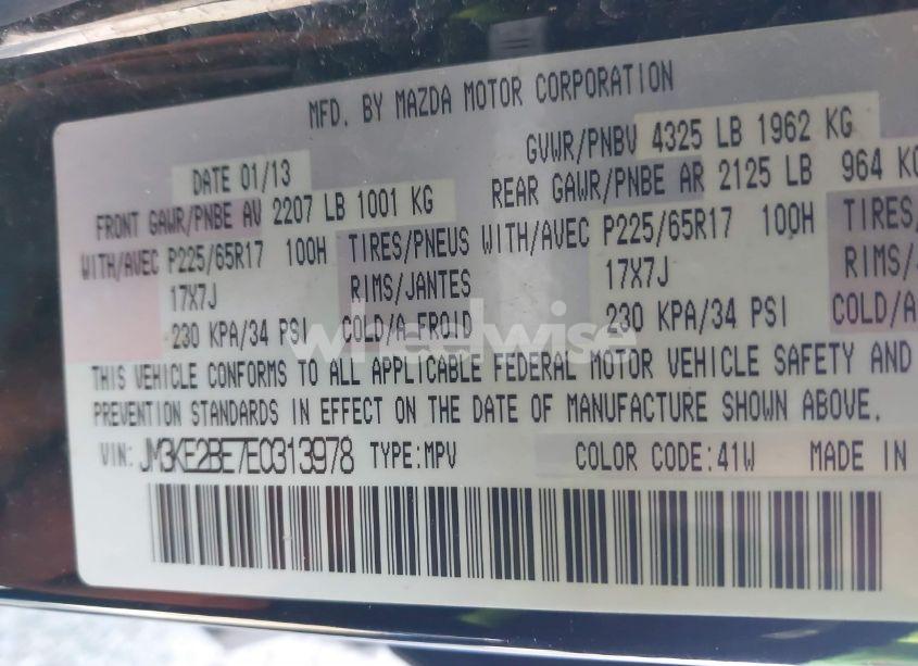 Photo 9 of 2014 Mazda Cx-5 SPORT (VIN JM3KE2BE7E0313978)