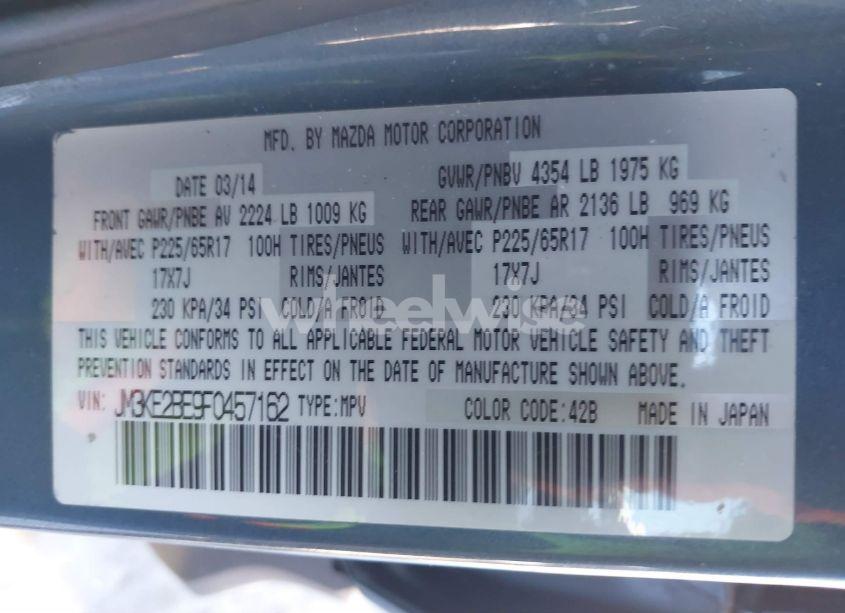 Photo 9 of 2015 Mazda Cx-5 SPORT (VIN JM3KE2BE9F0457162)