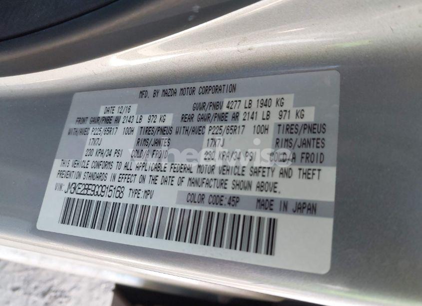 Photo 9 of 2016 Mazda Cx-5 SPORT (VIN JM3KE2BE9G0915168)