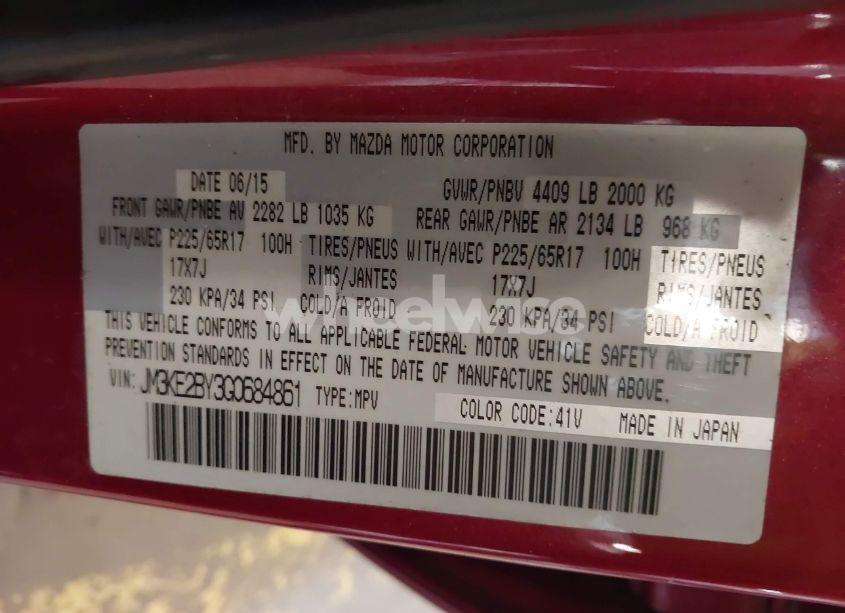 Photo 9 of 2016 Mazda Cx-5 SPORT (VIN JM3KE2BY3G0684861)
