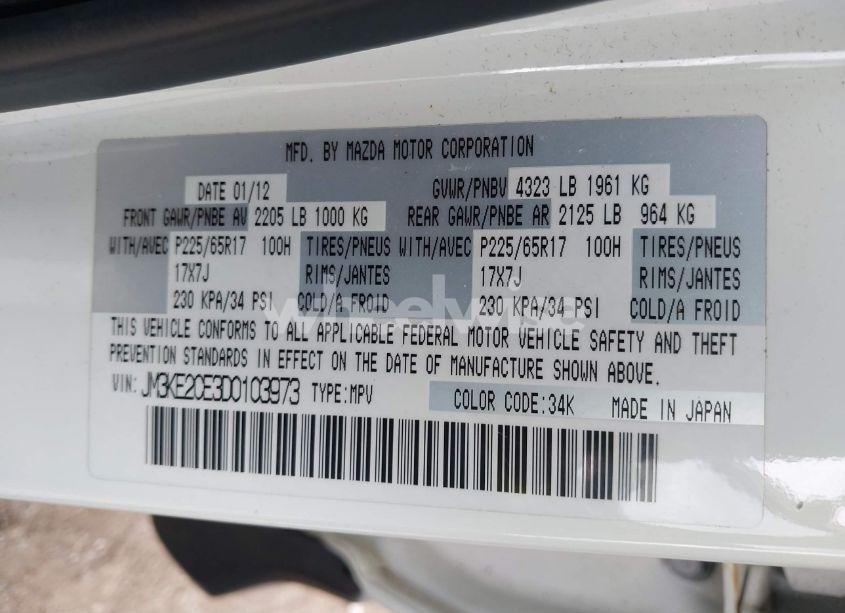 Photo 9 of 2013 Mazda Cx-5 TOURING (VIN JM3KE2CE3D0103973)