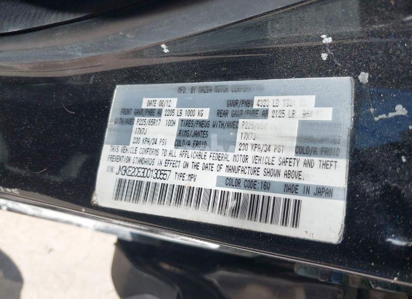 Photo 9 of 2013 Mazda Cx-5 TOURING (VIN JM3KE2CE3D0130557)