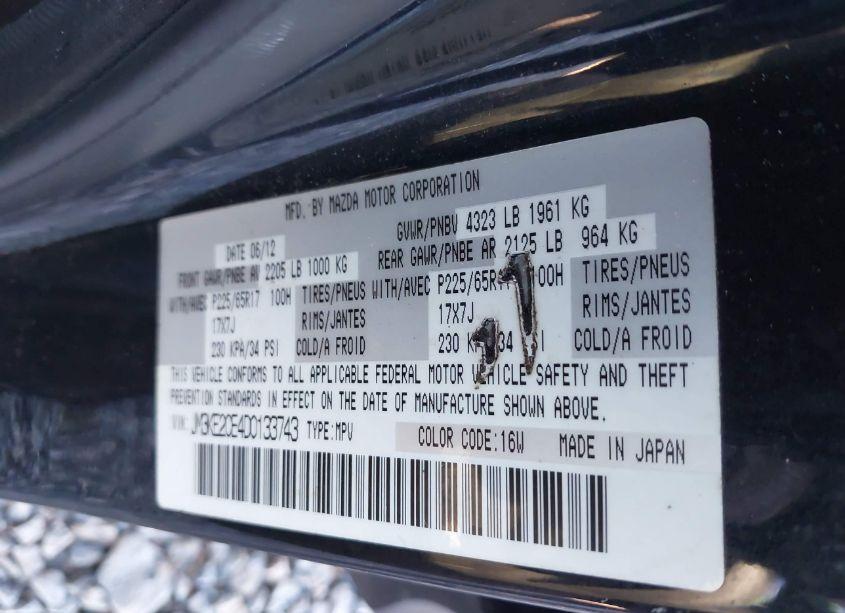 Photo 9 of 2013 Mazda Cx-5 TOURING (VIN JM3KE2CE4D0133743)