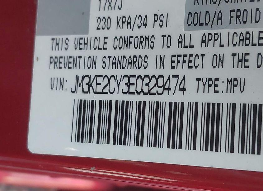 Photo 9 of 2014 Mazda Cx-5 TOURING (VIN JM3KE2CY3E0329474)