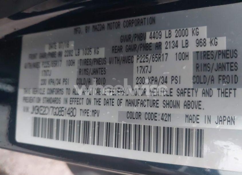 Photo 9 of 2016 Mazda Cx-5 TOURING (VIN JM3KE2CY7G0851480)