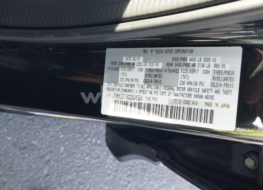 Photo 9 of 2016 Mazda Cx-5 TOURING (VIN JM3KE2CY9G0684524)