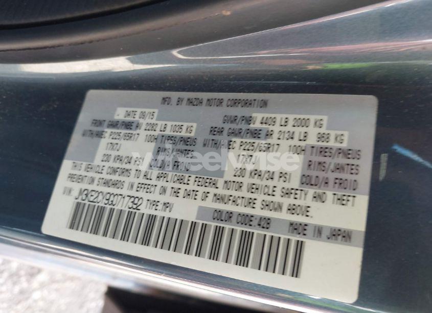 Photo 9 of 2016 Mazda Cx-5 TOURING (VIN JM3KE2CY9G0717392)