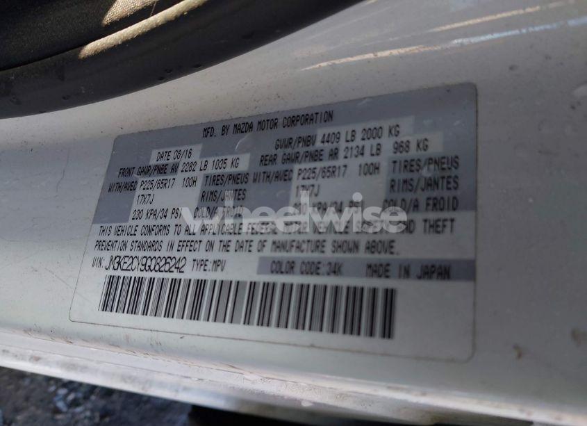 Photo 9 of 2016 Mazda Cx-5 TOURING (VIN JM3KE2CY9G0826242)